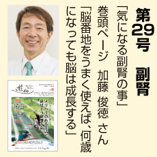 29号、副腎、加藤俊徳さん、気になる副腎のこと